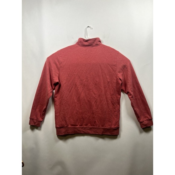 The Black Dog Sweatshirt Men's L Red‎ Quarter Zip Long Sleeve - Picture 9 of 10